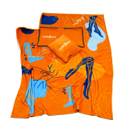 Duo-Travel Comfort 2in1: Die wandelbare Reisedecke mit Polsterfunktion