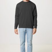 Nachhaltiger Unisex-Rundhalspullover „Pure Comfort“: Branding zum Einkuscheln