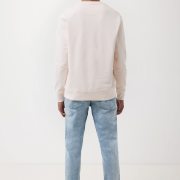 Nachhaltiger Unisex-Rundhalspullover „Pure Comfort“: Branding zum Einkuscheln