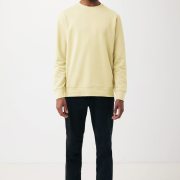 Nachhaltiger Unisex-Rundhalspullover „Pure Comfort“: Branding zum Einkuscheln