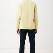 Nachhaltiger Unisex-Rundhalspullover „Pure Comfort“: Branding zum Einkuscheln