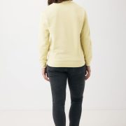 Nachhaltiger Unisex-Rundhalspullover „Pure Comfort“: Branding zum Einkuscheln