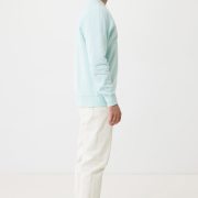 Nachhaltiger Unisex-Rundhalspullover „Pure Comfort“: Branding zum Einkuscheln