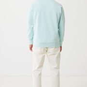 Nachhaltiger Unisex-Rundhalspullover „Pure Comfort“: Branding zum Einkuscheln