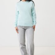 Nachhaltiger Unisex-Rundhalspullover „Pure Comfort“: Branding zum Einkuscheln