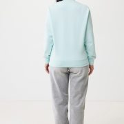 Nachhaltiger Unisex-Rundhalspullover „Pure Comfort“: Branding zum Einkuscheln