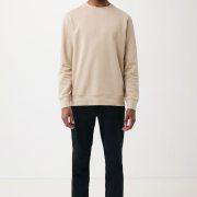 Nachhaltiger Unisex-Rundhalspullover „Pure Comfort“: Branding zum Einkuscheln