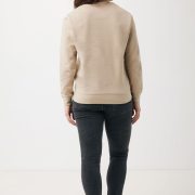 Nachhaltiger Unisex-Rundhalspullover „Pure Comfort“: Branding zum Einkuscheln