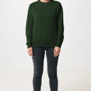 Nachhaltiger Unisex-Rundhalspullover „Pure Comfort“: Branding zum Einkuscheln