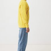 Nachhaltiger Unisex-Rundhalspullover „Pure Comfort“: Branding zum Einkuscheln