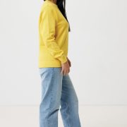 Nachhaltiger Unisex-Rundhalspullover „Pure Comfort“: Branding zum Einkuscheln