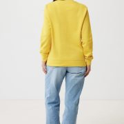 Nachhaltiger Unisex-Rundhalspullover „Pure Comfort“: Branding zum Einkuscheln