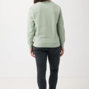 Nachhaltiger Unisex-Rundhalspullover „Pure Comfort“: Branding zum Einkuscheln