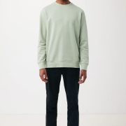 Nachhaltiger Unisex-Rundhalspullover „Pure Comfort“: Branding zum Einkuscheln