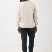 Nachhaltiger Unisex-Rundhalspullover „Pure Comfort“: Branding zum Einkuscheln