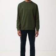 Nachhaltiger Unisex-Rundhalspullover „Pure Comfort“: Branding zum Einkuscheln