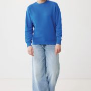 Nachhaltiger Unisex-Rundhalspullover „Pure Comfort“: Branding zum Einkuscheln