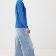 Nachhaltiger Unisex-Rundhalspullover „Pure Comfort“: Branding zum Einkuscheln