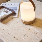 LED Holz Laterne Nordic: Nachhaltiges Design-Licht mit Logo