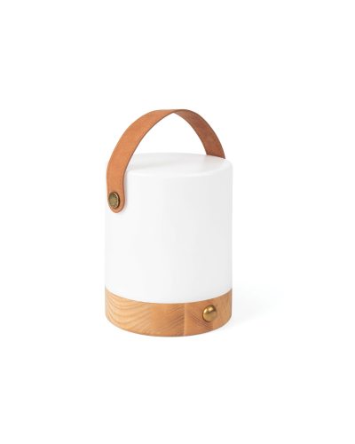 LED Holz Laterne Nordic: Nachhaltiges Design-Licht mit Logo