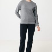 Nachhaltiger Unisex-Rundhalspullover „Pure Comfort“: Branding zum Einkuscheln