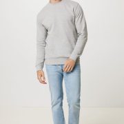 Nachhaltiger Unisex-Rundhalspullover „Pure Comfort“: Branding zum Einkuscheln