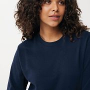 Nachhaltiger Unisex-Rundhalspullover „Pure Comfort“: Branding zum Einkuscheln