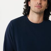 Nachhaltiger Unisex-Rundhalspullover „Pure Comfort“: Branding zum Einkuscheln