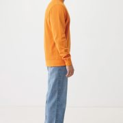 Nachhaltiger Unisex-Rundhalspullover „Pure Comfort“: Branding zum Einkuscheln