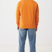 Nachhaltiger Unisex-Rundhalspullover „Pure Comfort“: Branding zum Einkuscheln