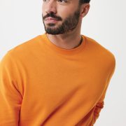 Nachhaltiger Unisex-Rundhalspullover „Pure Comfort“: Branding zum Einkuscheln