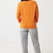 Nachhaltiger Unisex-Rundhalspullover „Pure Comfort“: Branding zum Einkuscheln