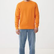 Nachhaltiger Unisex-Rundhalspullover „Pure Comfort“: Branding zum Einkuscheln