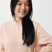 Nachhaltiger Unisex-Rundhalspullover „Pure Comfort“: Branding zum Einkuscheln