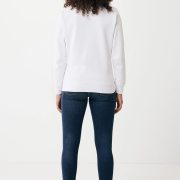 Nachhaltiger Unisex-Rundhalspullover „Pure Comfort“: Branding zum Einkuscheln