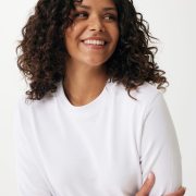 Nachhaltiger Unisex-Rundhalspullover „Pure Comfort“: Branding zum Einkuscheln