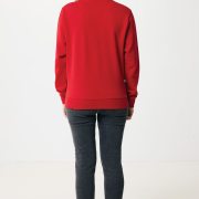 Nachhaltiger Unisex-Rundhalspullover „Pure Comfort“: Branding zum Einkuscheln