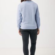 Nachhaltiger Unisex-Rundhalspullover „Pure Comfort“: Branding zum Einkuscheln