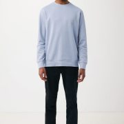 Nachhaltiger Unisex-Rundhalspullover „Pure Comfort“: Branding zum Einkuscheln