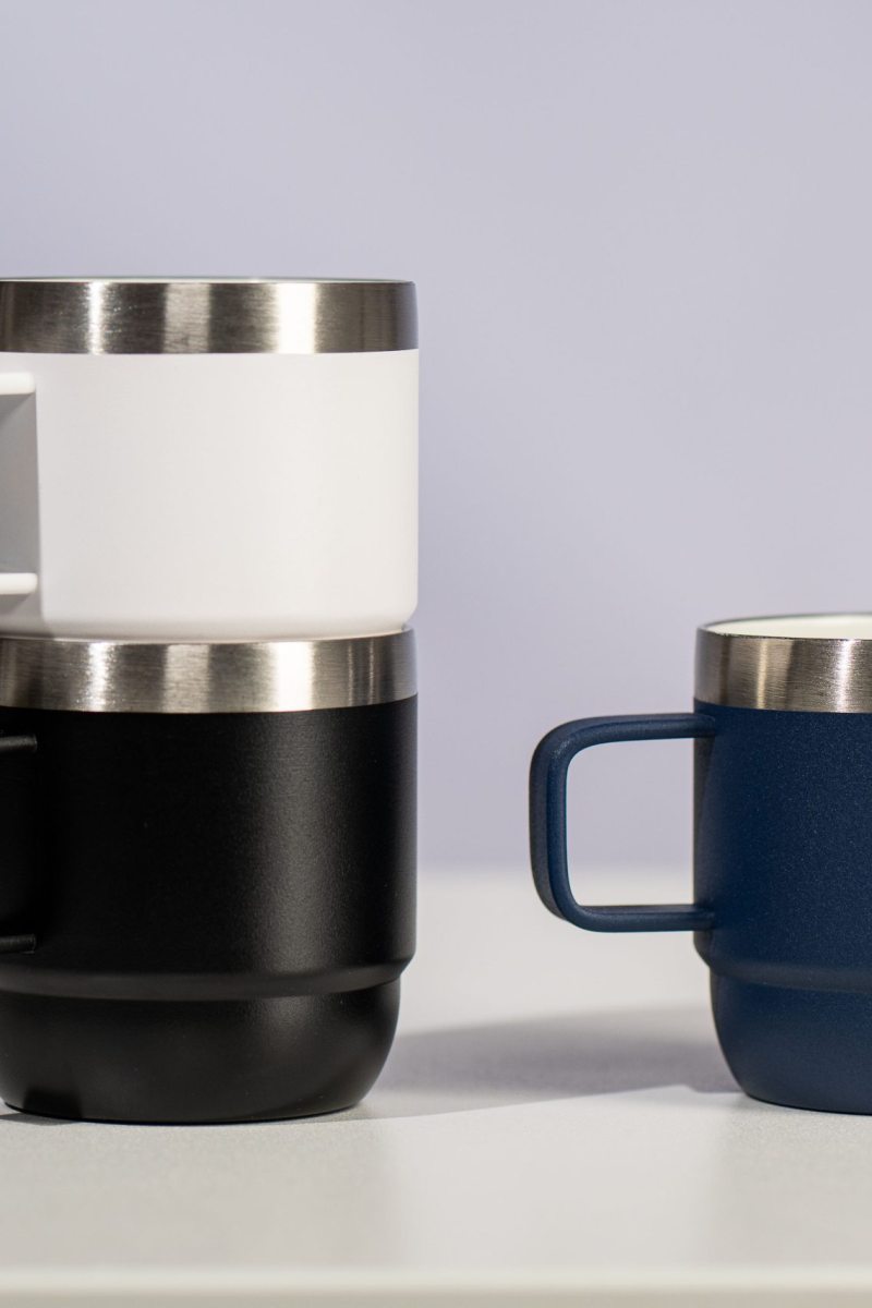 Edelstahl-Keramik Tasse 180 ml