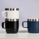 Tasse recyceltem Edelstahl Innen Keramik Bedruckbar Custom (1)