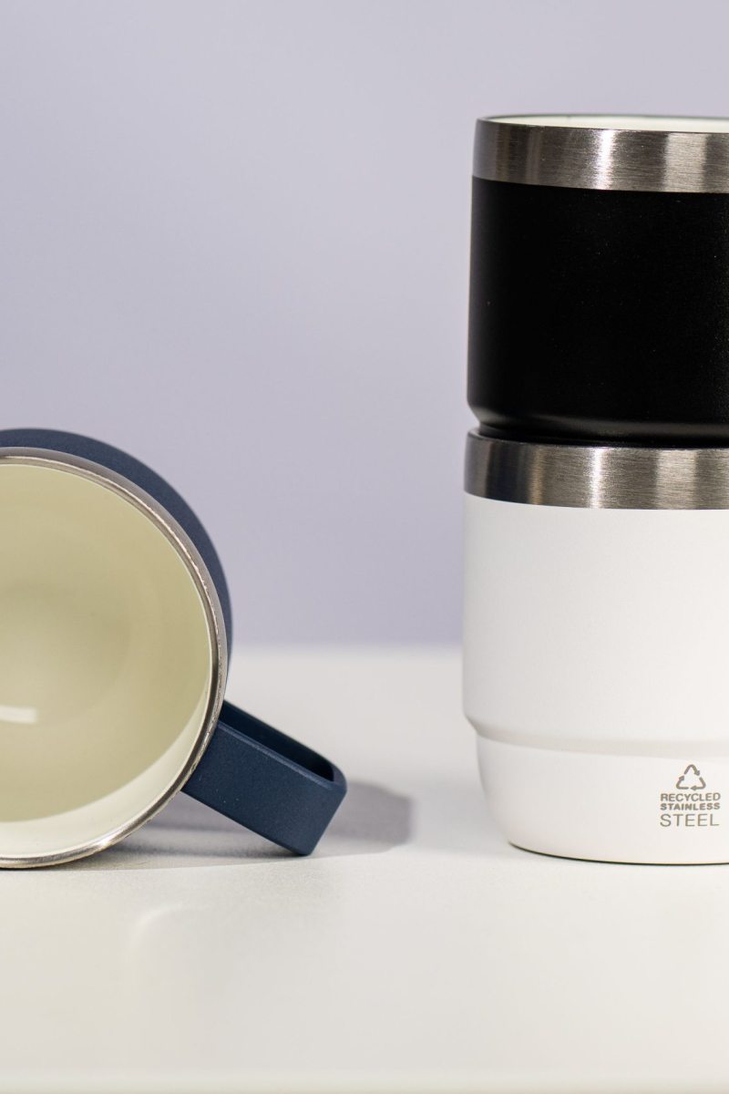 Edelstahl-Keramik Tasse 180 ml