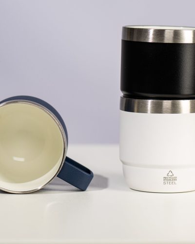 Titan-Ceramic Pure Tasse: Edelstahl-Power mit Keramik-Kern