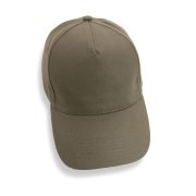 Nachhaltige 5-Panel Kappe: Recycelte Baumwolle (280g)