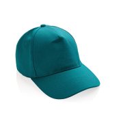 Nachhaltige 5-Panel Kappe: Recycelte Baumwolle (280g)