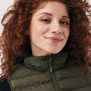 Nachhaltiger Damen Bodywarmer: 100 % Recycling-Polyester (Winddicht)