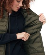 Nachhaltiger Damen Bodywarmer: 100 % Recycling-Polyester (Winddicht)