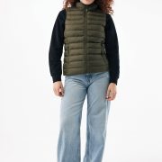 Nachhaltiger Damen Bodywarmer: 100 % Recycling-Polyester (Winddicht)