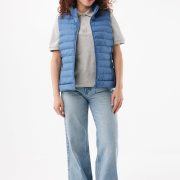 Nachhaltiger Damen Bodywarmer: 100 % Recycling-Polyester (Winddicht)