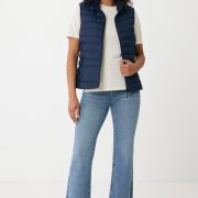 Nachhaltiger Damen Bodywarmer: 100 % Recycling-Polyester (Winddicht)